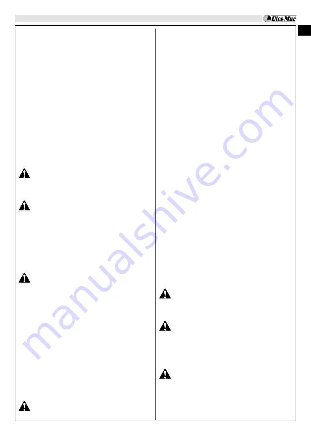 EMAK Oleo-Mac BC 241 D Operators Instruction Book Download Page 10