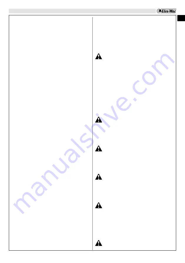 EMAK Oleo-Mac BC 241 D Operators Instruction Book Download Page 14