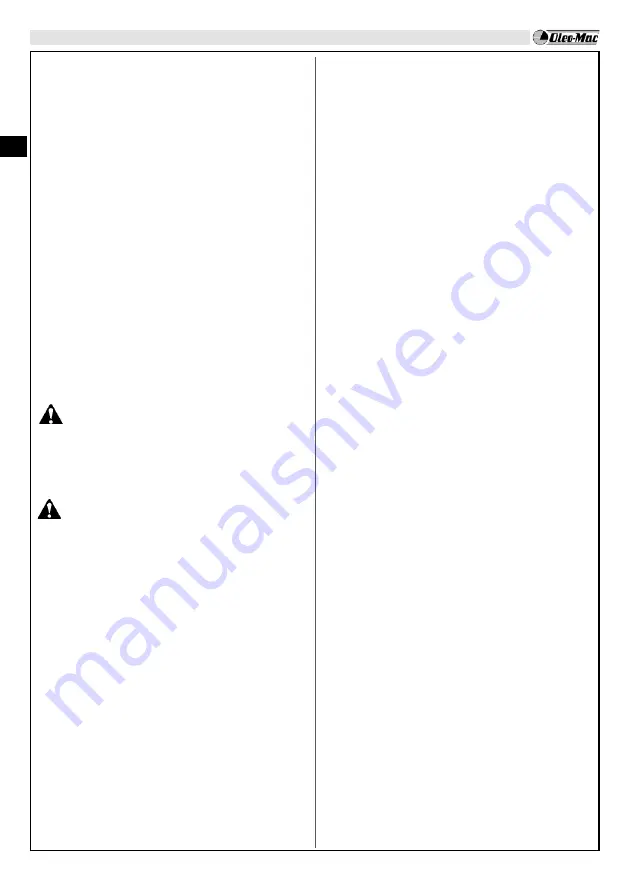 EMAK Oleo-Mac BC 241 D Operators Instruction Book Download Page 33