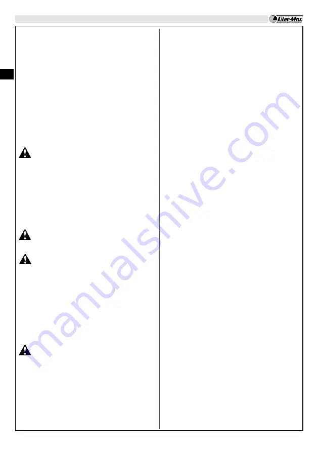 EMAK Oleo-Mac BC 241 D Operators Instruction Book Download Page 37