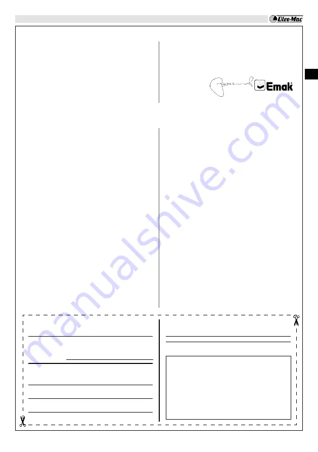 EMAK Oleo-Mac BC 241 D Operators Instruction Book Download Page 42