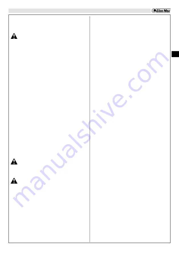 EMAK Oleo-Mac BC 241 D Operators Instruction Book Download Page 46