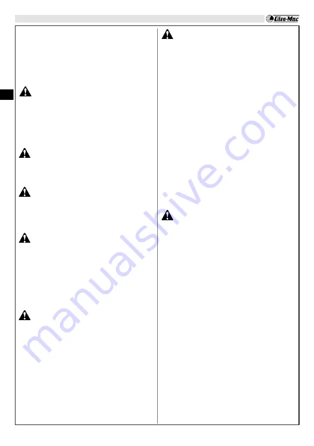 EMAK Oleo-Mac BC 241 D Operators Instruction Book Download Page 49