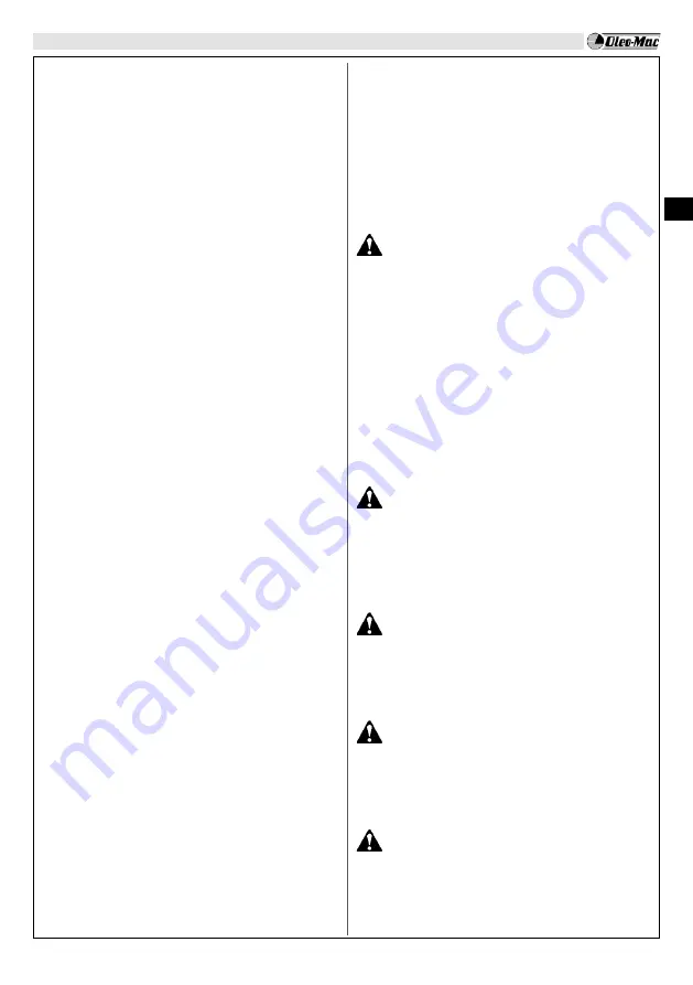 EMAK Oleo-Mac BC 241 D Operators Instruction Book Download Page 52