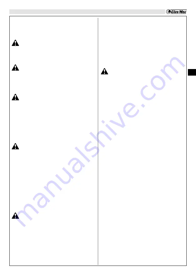 EMAK Oleo-Mac BC 241 D Operators Instruction Book Download Page 62