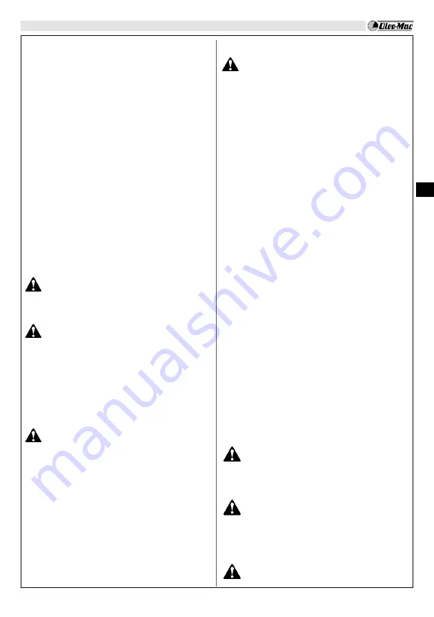 EMAK Oleo-Mac BC 241 D Operators Instruction Book Download Page 74