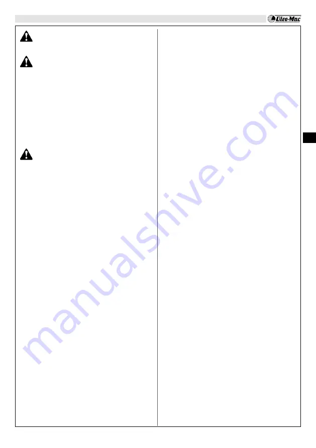 EMAK Oleo-Mac BC 241 D Operators Instruction Book Download Page 76