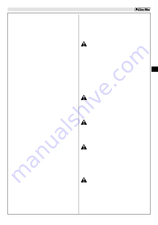 EMAK Oleo-Mac BC 241 D Operators Instruction Book Download Page 78