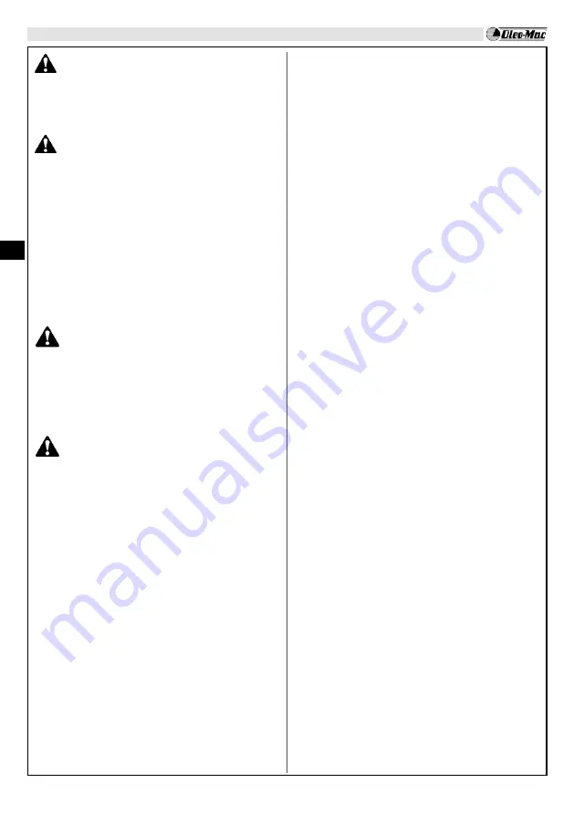 EMAK Oleo-Mac BC 241 D Operators Instruction Book Download Page 79