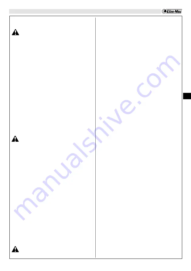 EMAK Oleo-Mac BC 241 D Operators Instruction Book Download Page 88