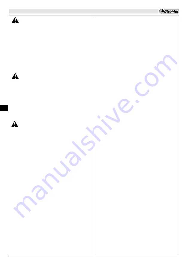 EMAK Oleo-Mac BC 241 D Operators Instruction Book Download Page 105