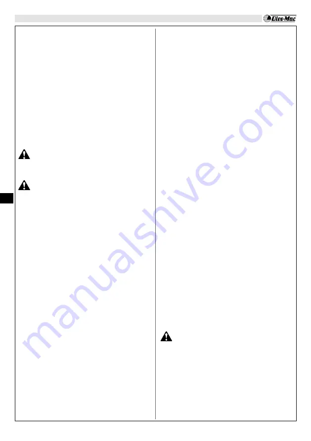 EMAK Oleo-Mac BC 241 D Operators Instruction Book Download Page 111