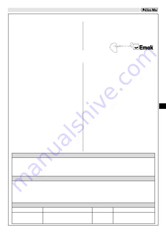 EMAK Oleo-Mac BC 241 D Operators Instruction Book Download Page 120