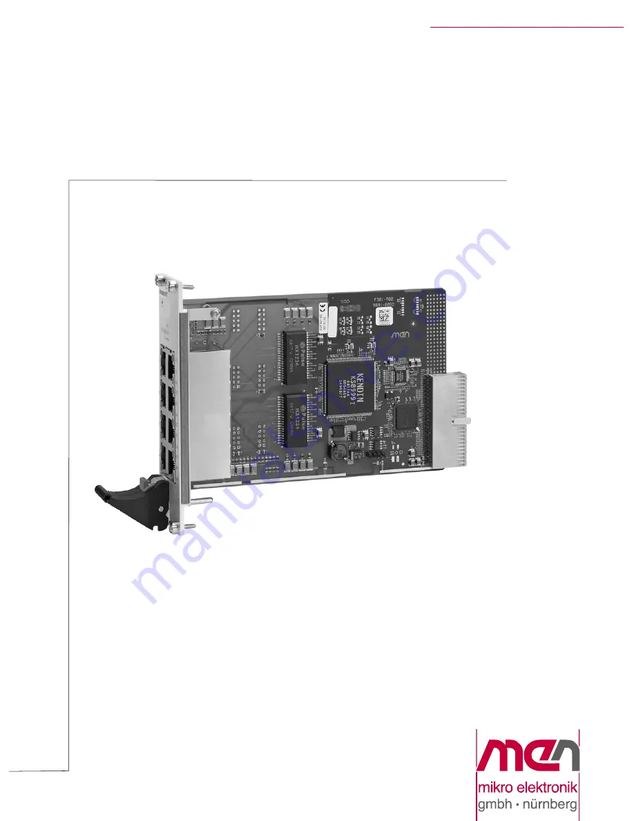 Embedded Solutions CompactPCI F301-3U User Manual Download Page 1