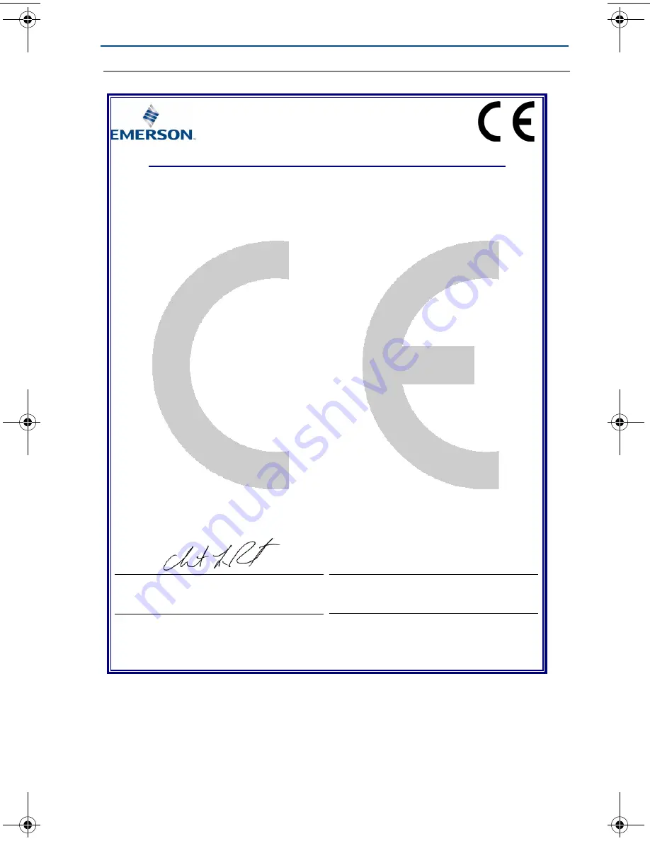 Emerson 1410 A/B Quick Start Manual Download Page 26