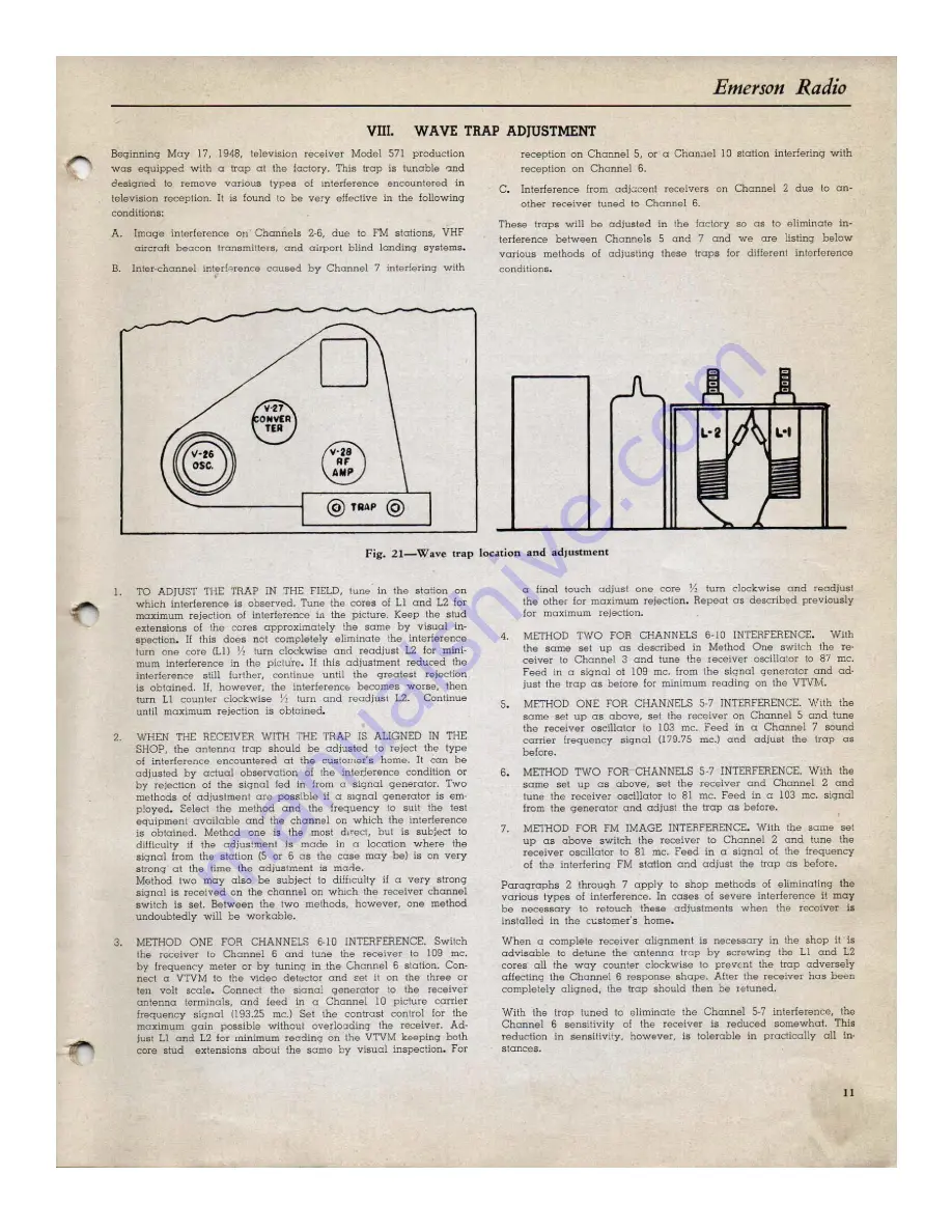 Emerson 571 Service Manual Download Page 11