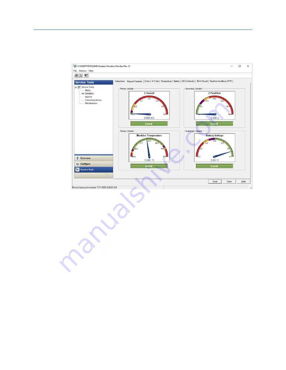 Emerson AMS Wireless Vibration Monitor User Manual Download Page 35