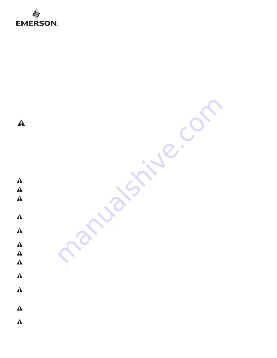 Emerson Appleton AEPGI Instruction Sheet Download Page 1