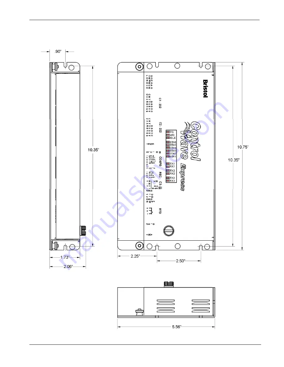 Emerson Bristol ControlWave Express Instruction Manual Download Page 19