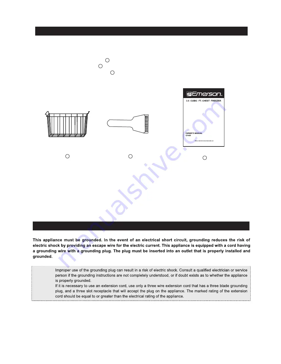 Emerson CF450 Owner'S Manual Download Page 3