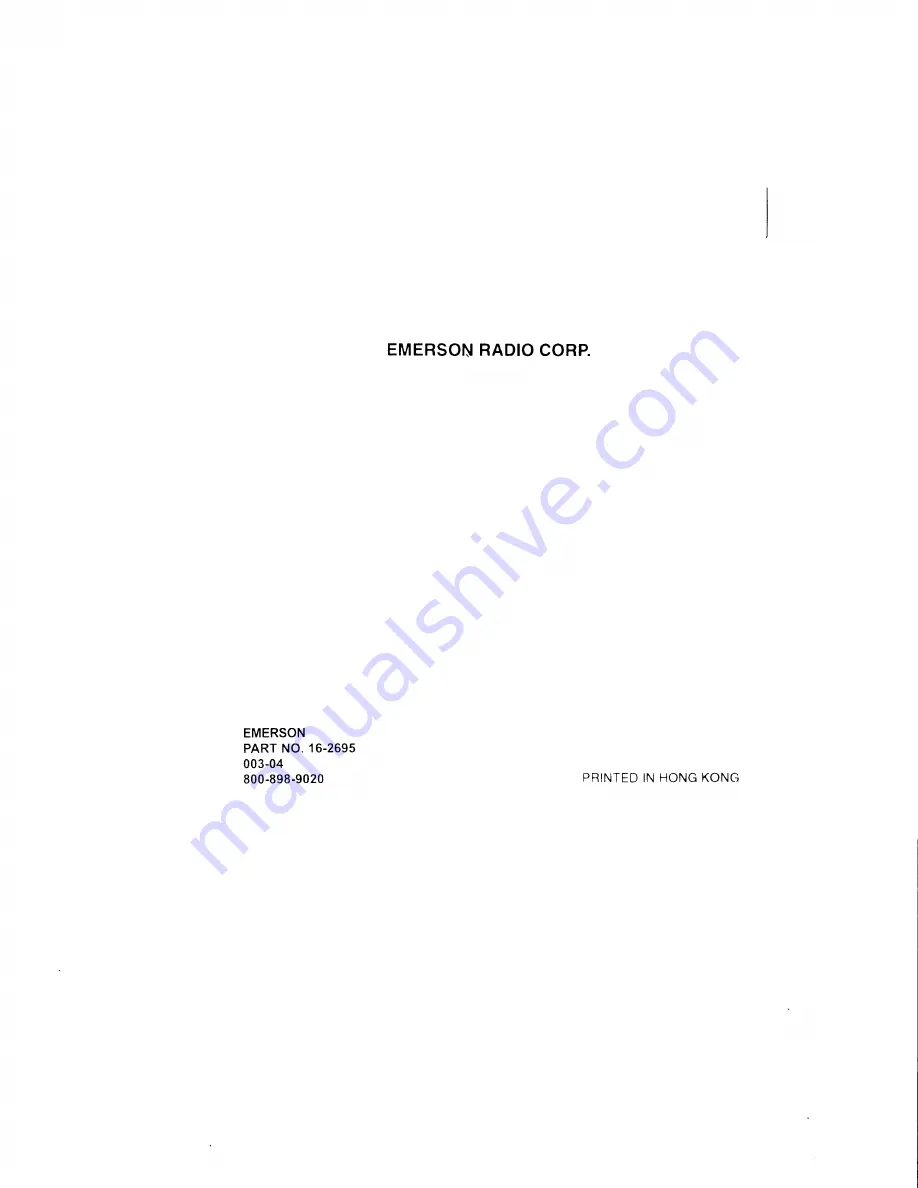 Emerson cK5027 Owner'S Manual Download Page 10