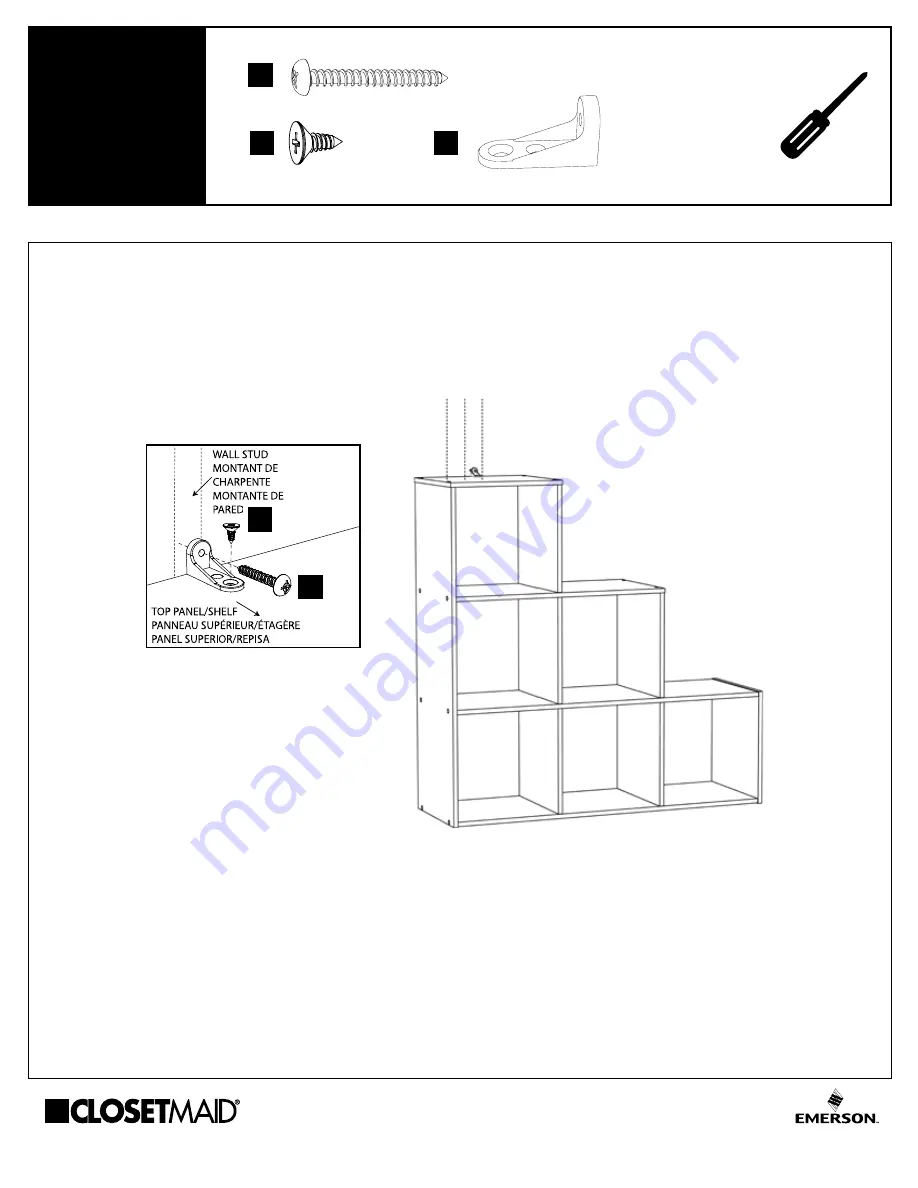 Emerson Closetmaid 1043 Скачать руководство пользователя страница 12