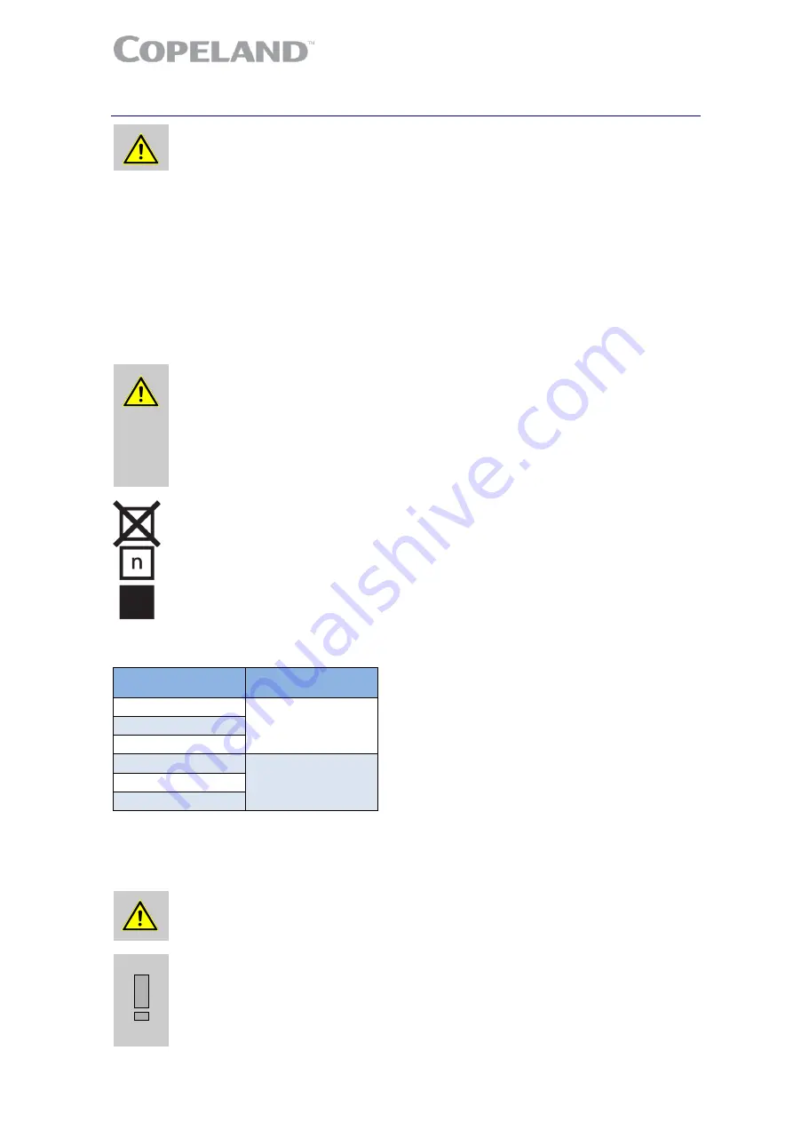 Emerson Copeland ZXLE-018E Application Manuallines Download Page 13