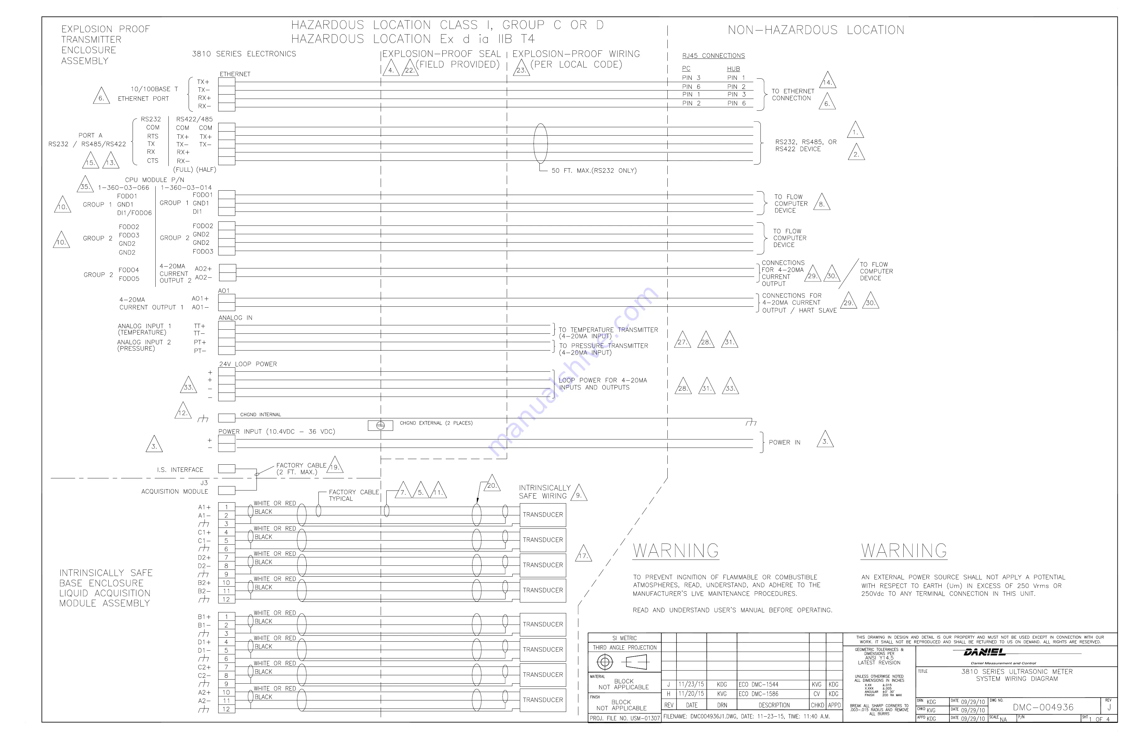 Emerson Daniel 3818 Installation Manual Download Page 82