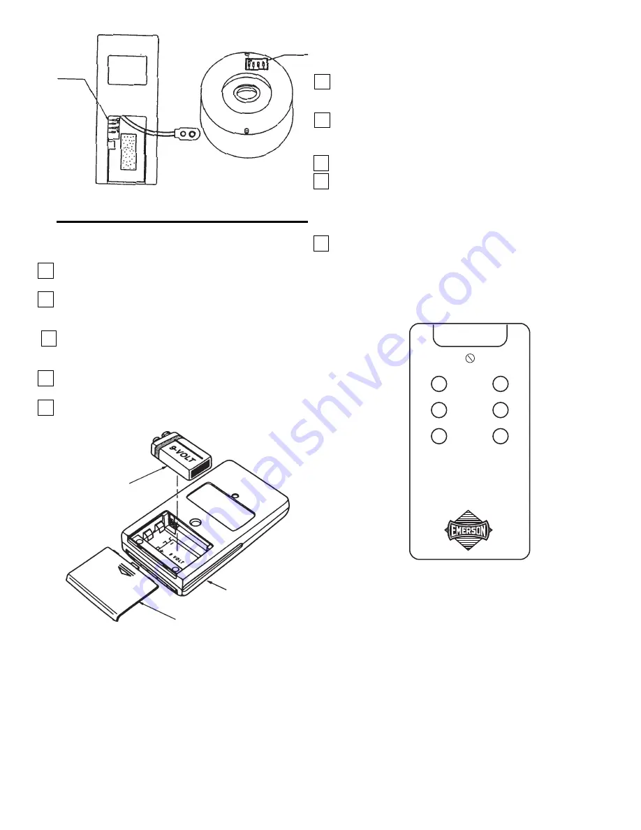 Emerson DESIGNER REMOTE CF759AB00 Скачать руководство пользователя страница 8