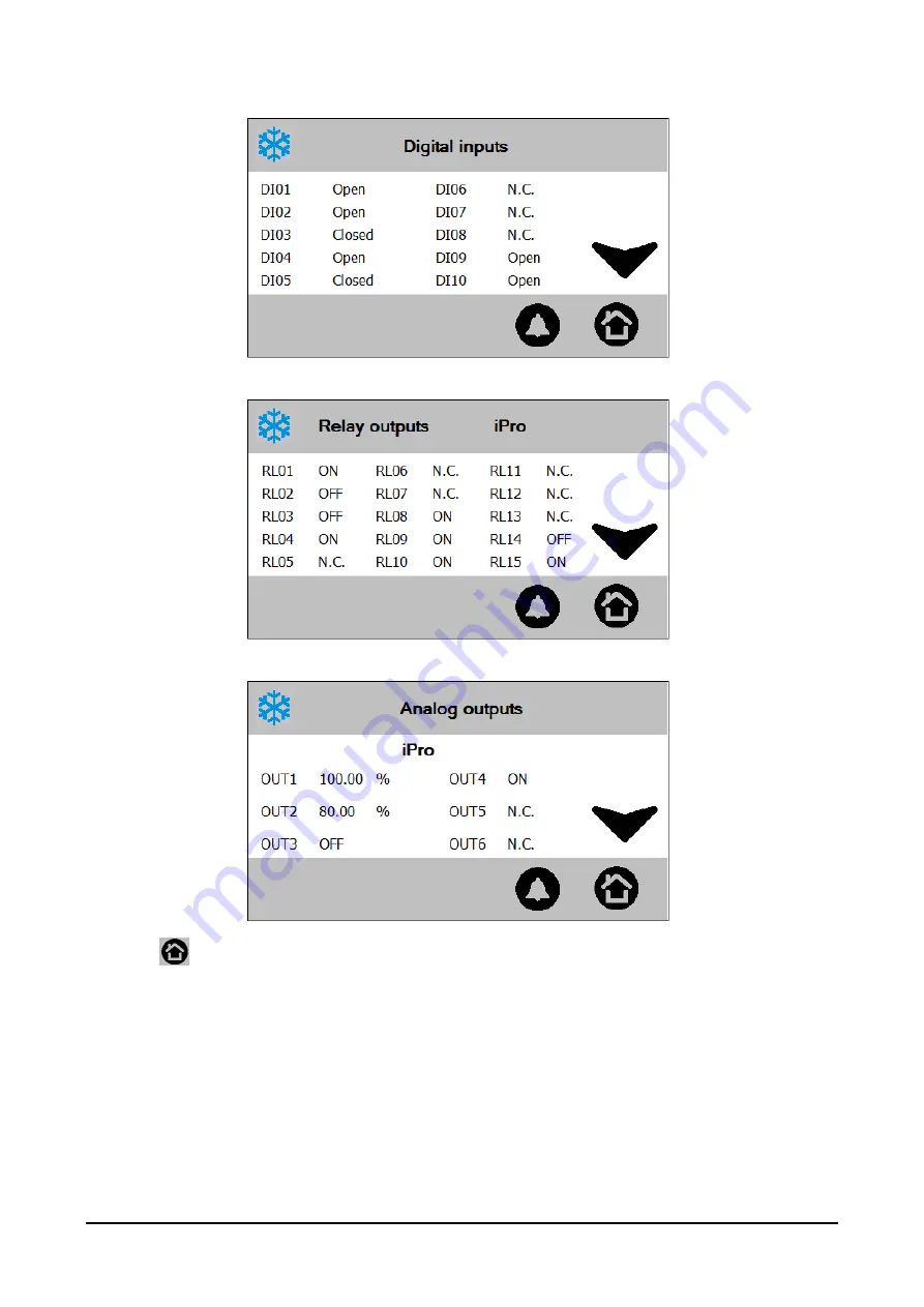 Emerson Dixell iProChill IPC115D Application Manual Download Page 94