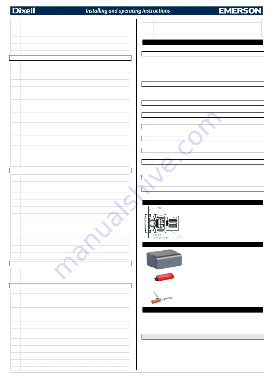 Emerson Dixell XRB60CHC Installing And Operating Instructions Download Page 5