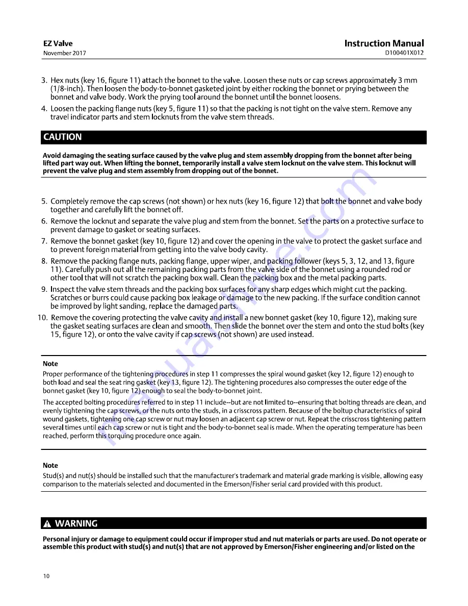 Emerson Fisher EZ easy-e Instruction Manual Download Page 10