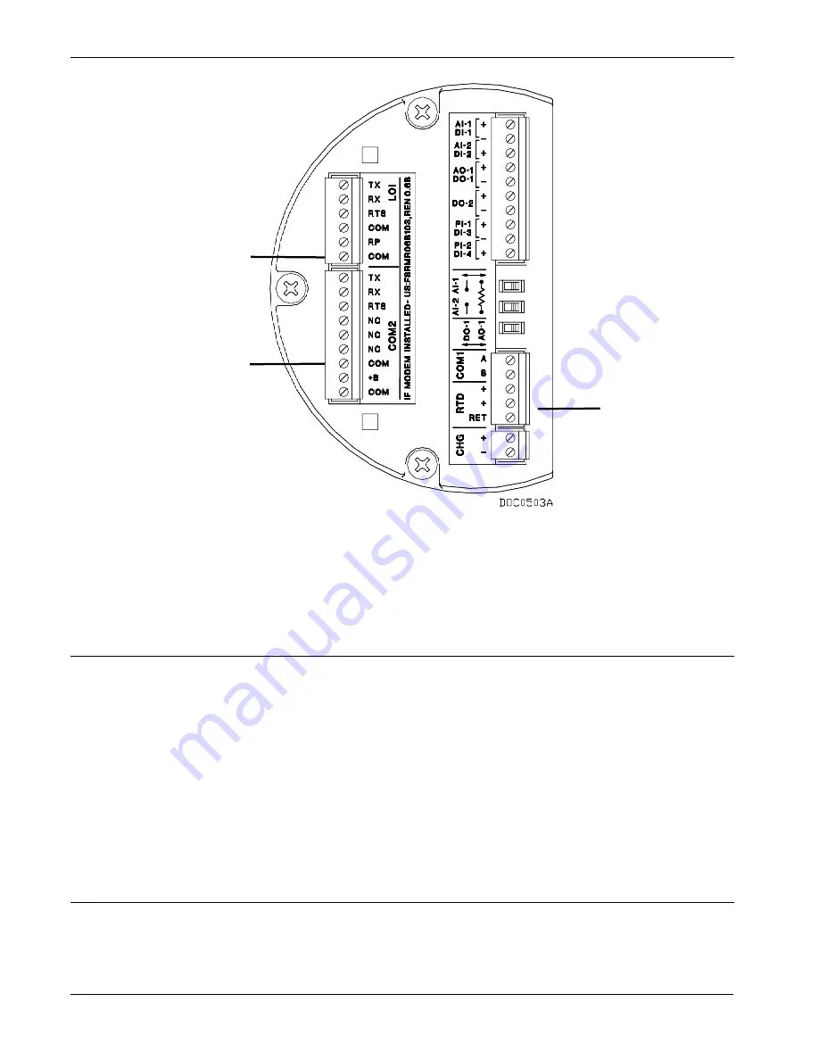 Emerson FloBoss 103 Instruction Manual Download Page 62