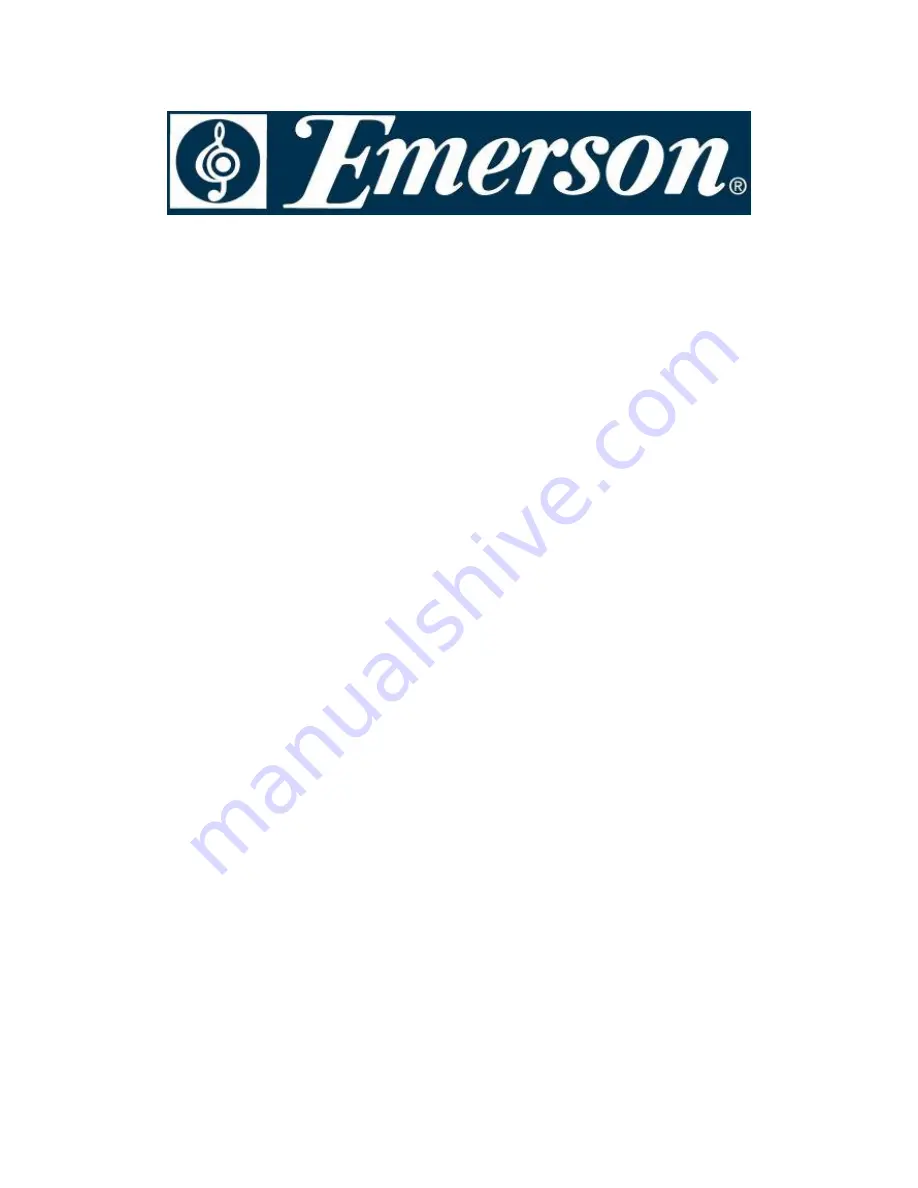 Emerson FR966 Owner'S Manual Download Page 1