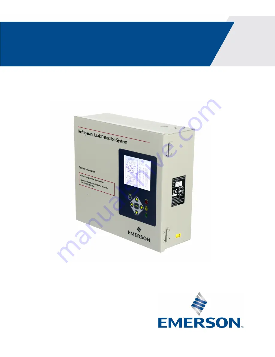 Emerson GW-810-3760 Installation And Operation Manual Download Page 1