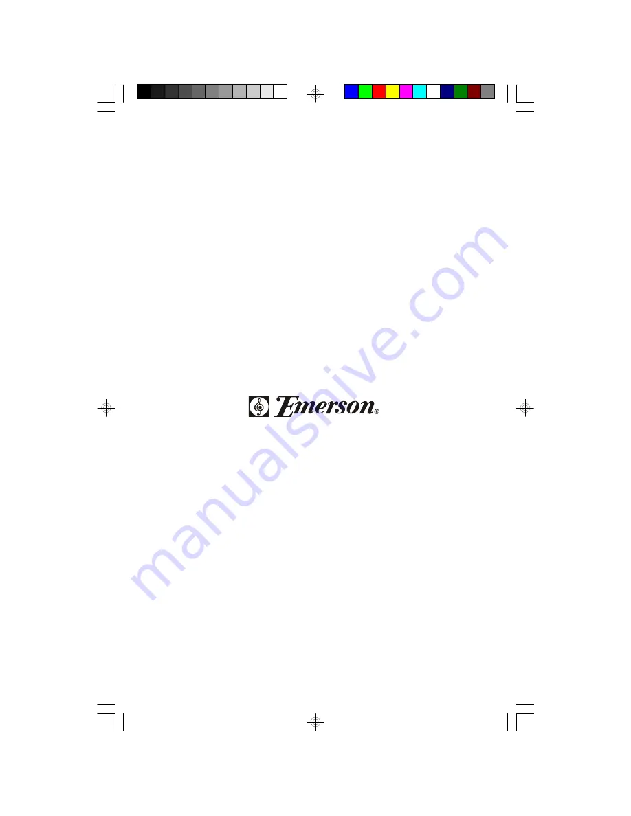 Emerson HD8197 Owner'S Manual Download Page 20