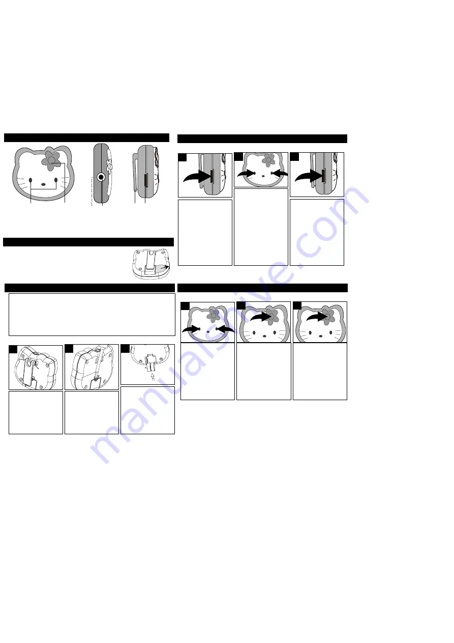 Emerson Hello Kitty HK78 Скачать руководство пользователя страница 2