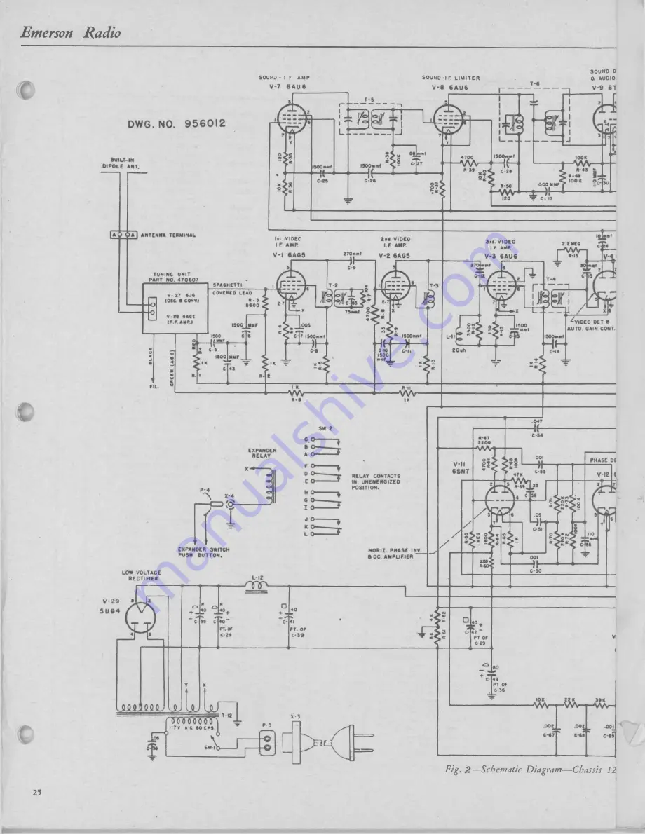 Emerson Keystone Figure 637 Service Manual Download Page 25