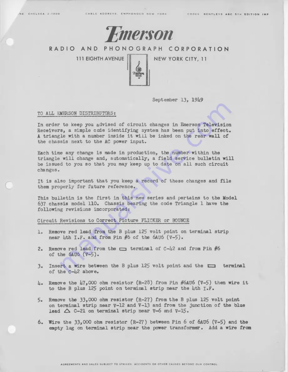 Emerson Keystone Figure 637 Service Manual Download Page 33