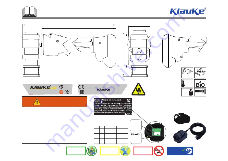 Emerson Klauke MAPAX445CFM Manual Download Page 4