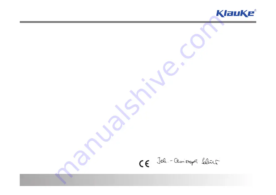 Emerson Klauke MAPAX445CFM Manual Download Page 15