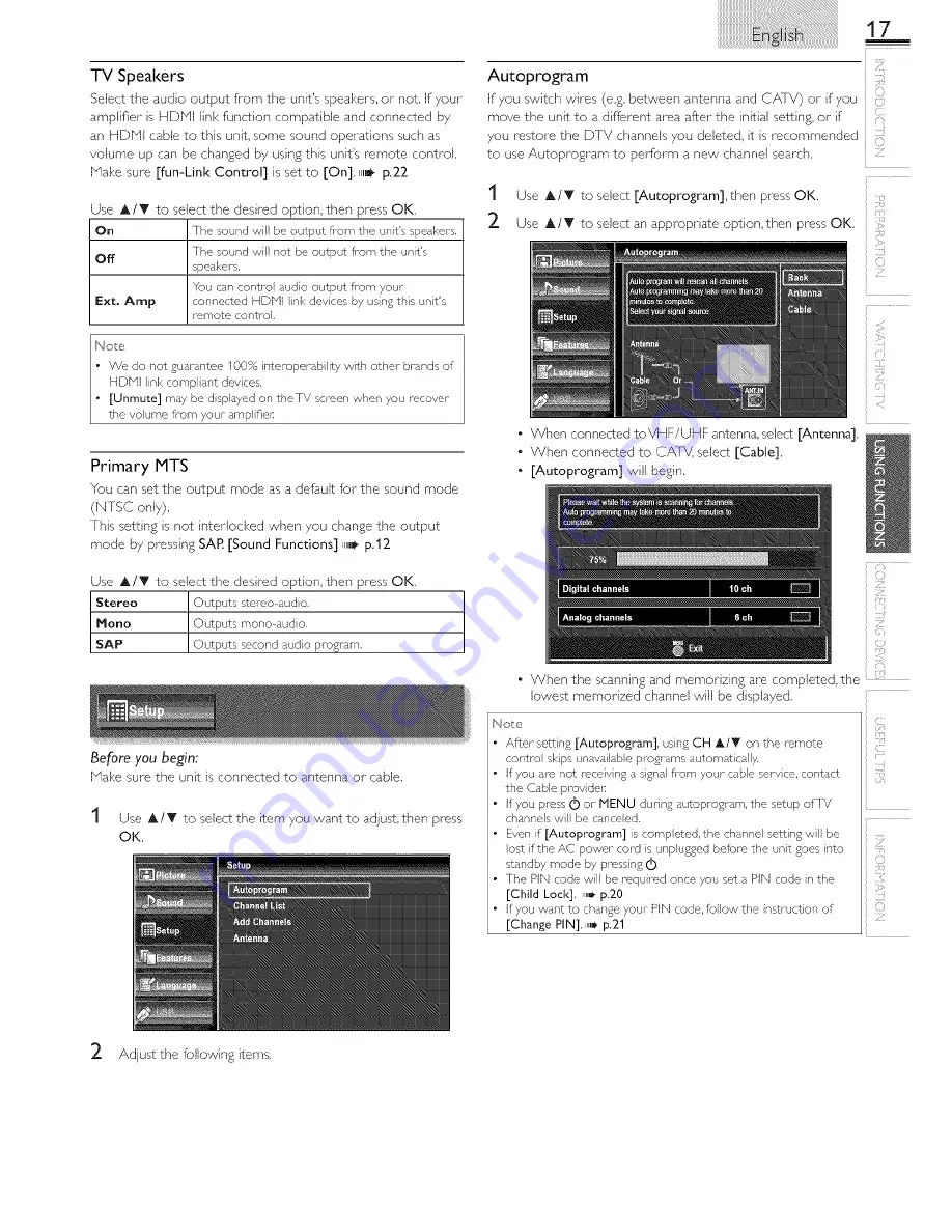 Emerson LC401EM2 Owner'S Manual Download Page 17