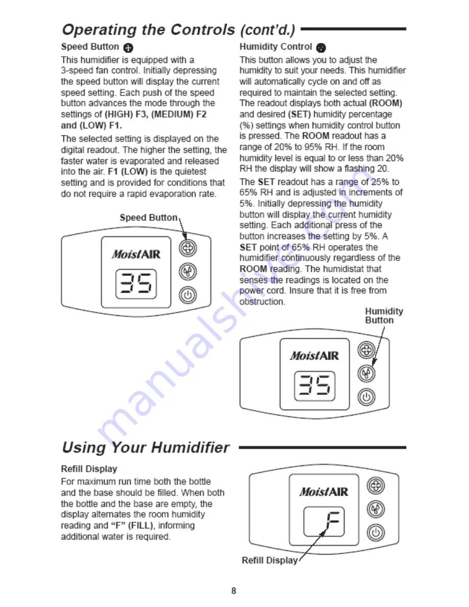 Emerson MA0800 Owner'S Manual Download Page 8