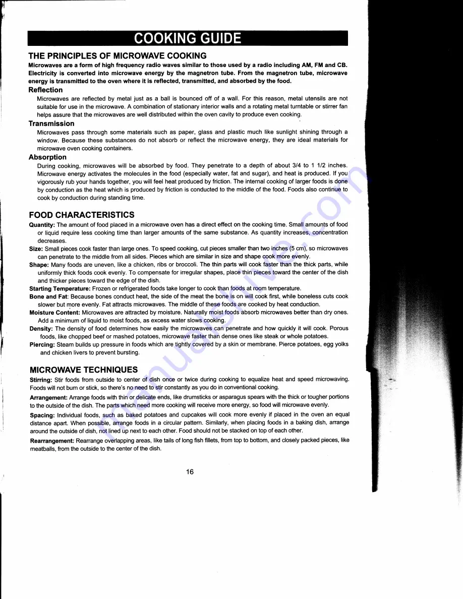 Emerson MW8119S8 Owner'S Manual Download Page 17