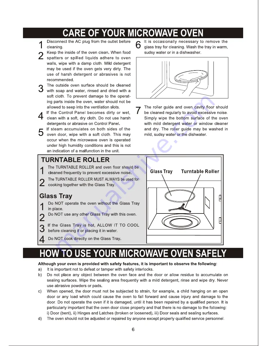 Emerson MW8774SL Owner'S Manual Download Page 7