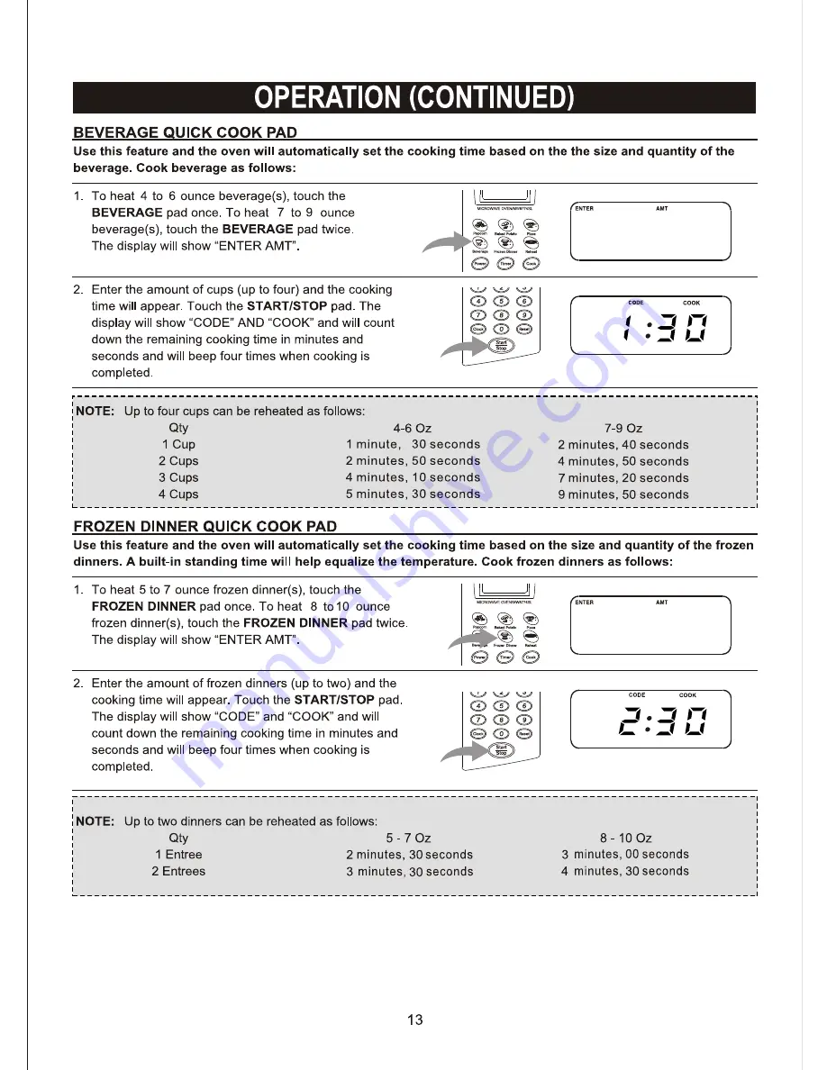 Emerson MW8774SL Owner'S Manual Download Page 14