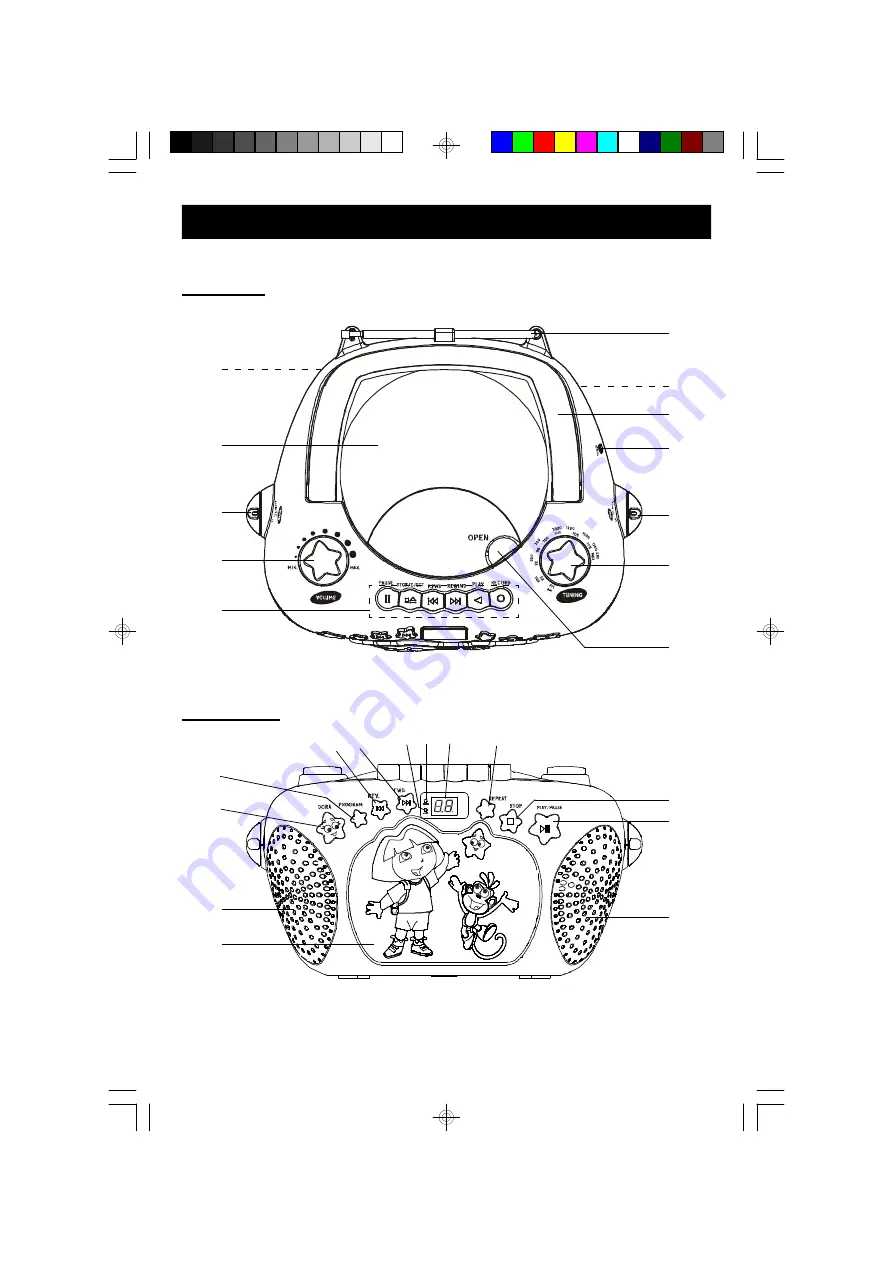 Emerson Nick Jr. Dora the Explorer DTE288 Owner'S Manual Download Page 10