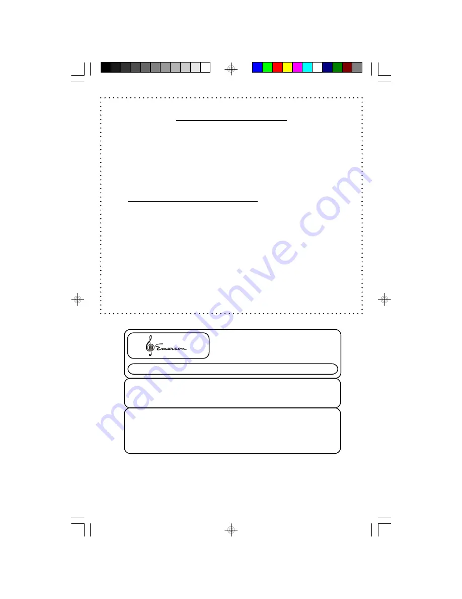 Emerson NR51 Owner'S Manual Download Page 15