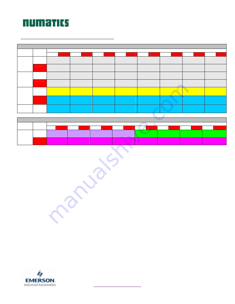 Emerson Numatics G2-2 series Quick Start Manual Download Page 6