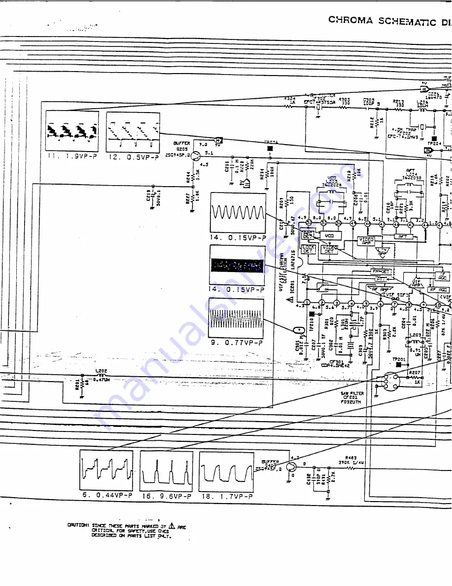 Emerson Orion TC1972D Service Manual Download Page 17